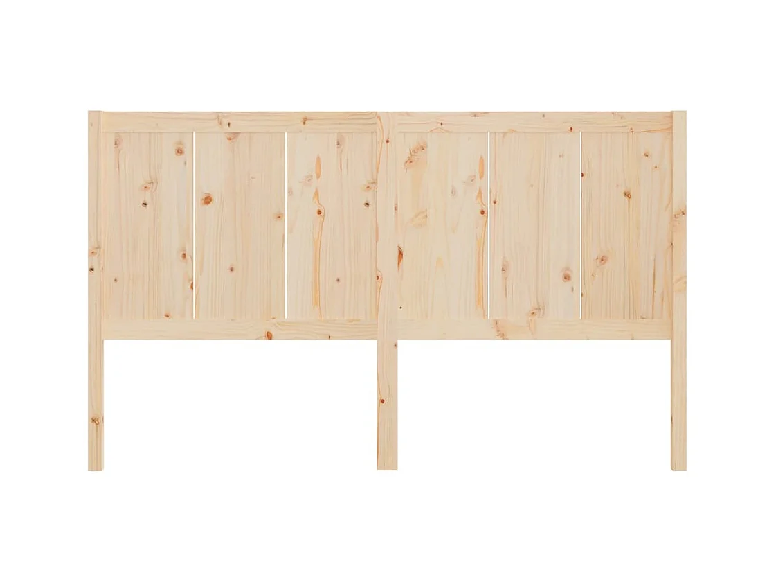 Hoofdbord 145,5x4x100 cm Massief grenenhout