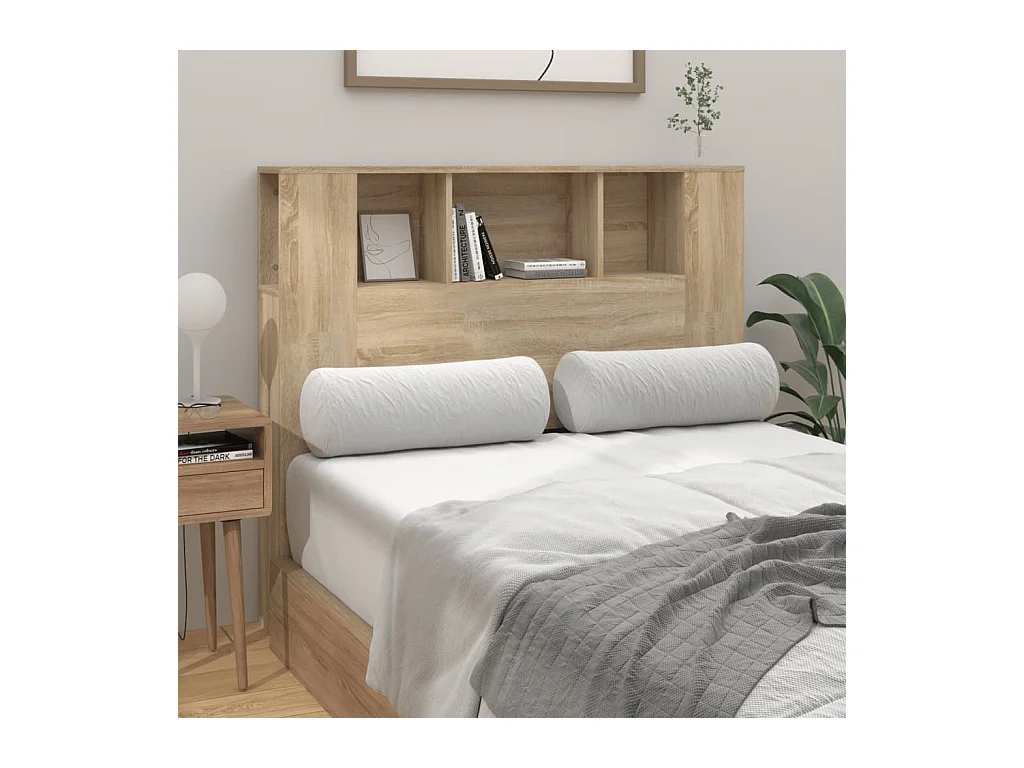 Cabecero de roble Sonoma 120x18,5x102,5 cm