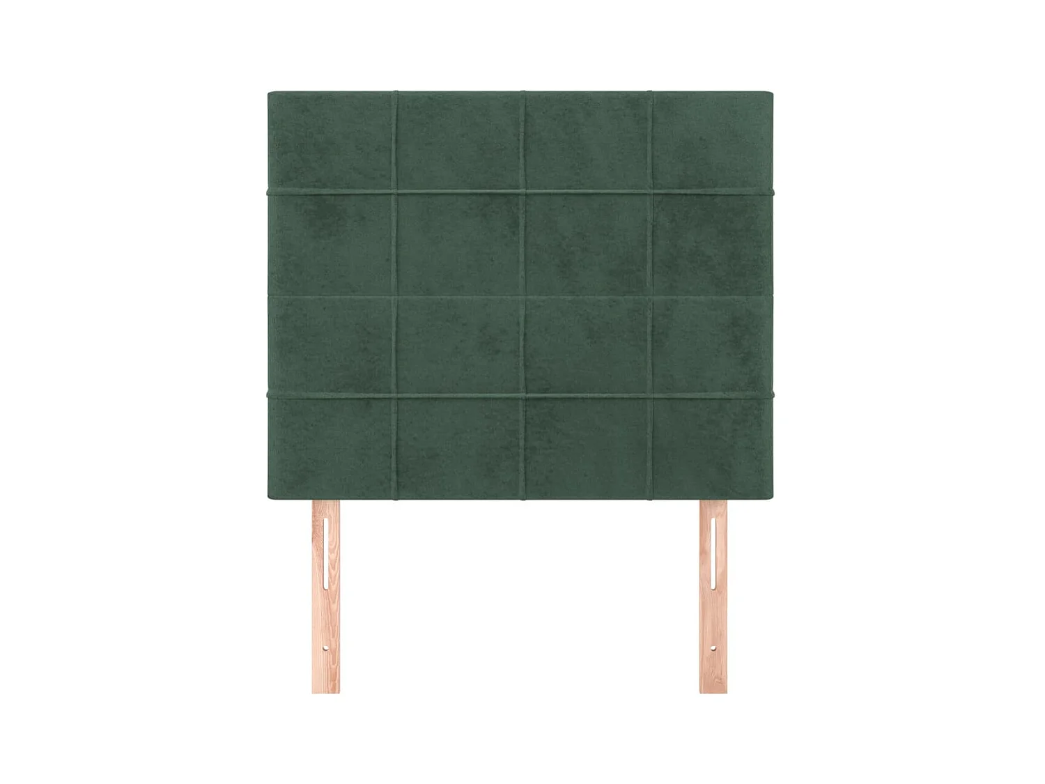 Hoofdborden 2 stuks Donkergroen 100x5x78/88 cm Fluweel