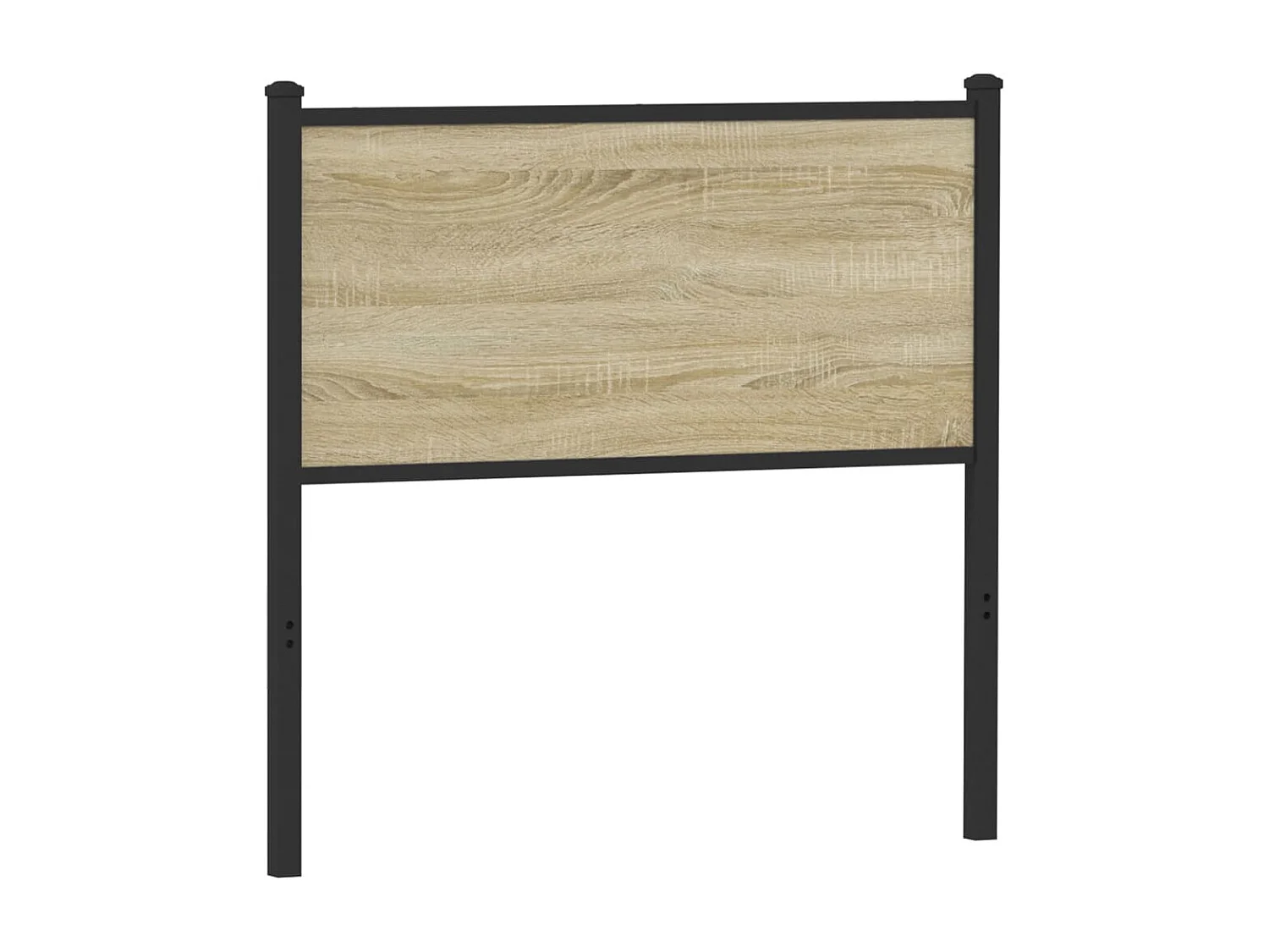 Sonoma 90 cm hoofdbord van bewerkt hout en staal