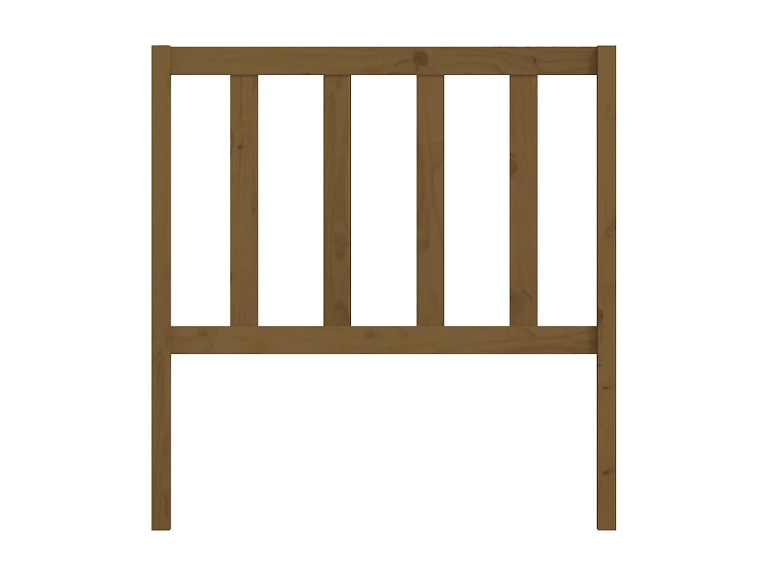 Tête de lit Marron miel 96x4x100 cm Bois massif de pin