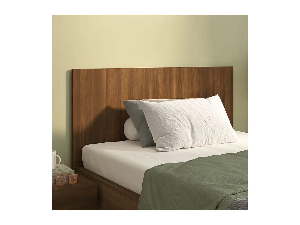 Testiera Rovere marrone 120x1,5x80 cm Legno ingegnerizzato