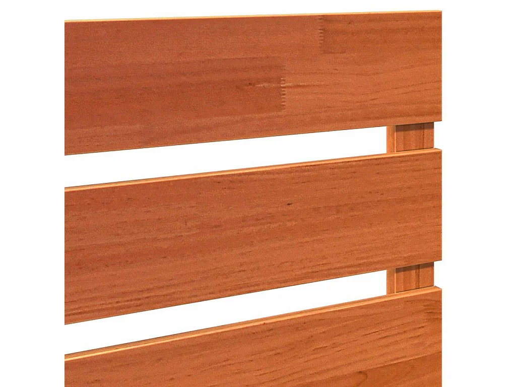 Tête de Lit Marron cire 200.5 x 3 x 80 cm Bois massif en pin