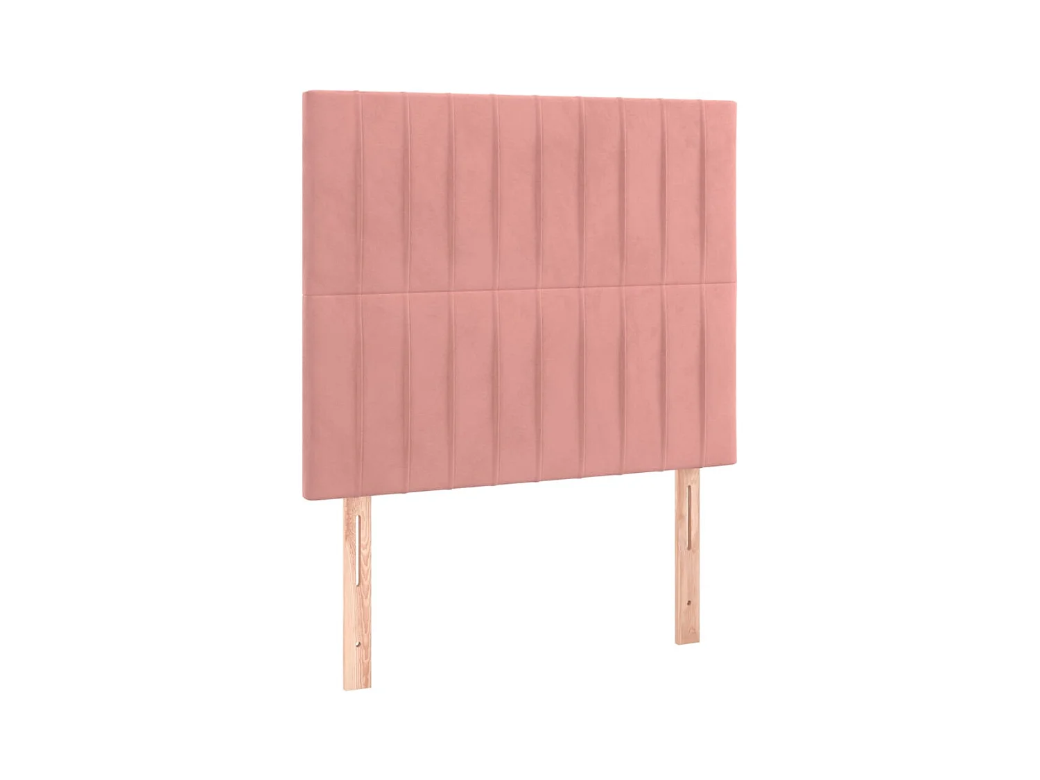 Tête de lit à LED Rose 90x5x118/128 cm Velours