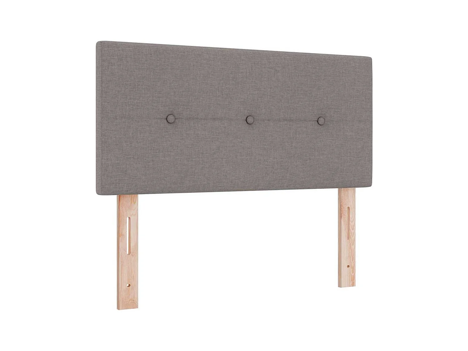 Tête de Lit LED avec des lumières à LED Taupe 90 cm tissu