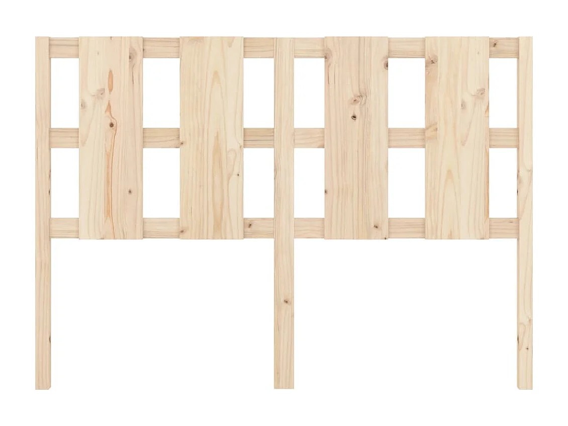 Hoofdbord 125,5x4x100 cm Massief grenenhout