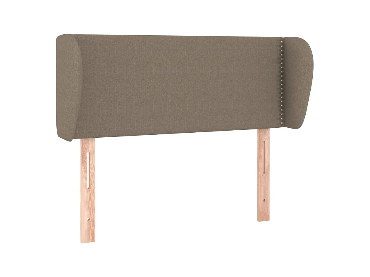 Tête de lit avec oreilles Taupe 93x23x78/88 cm Tissu