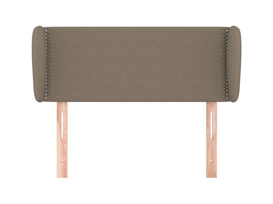 Tête de lit avec oreilles Taupe 93x23x78/88 cm Tissu