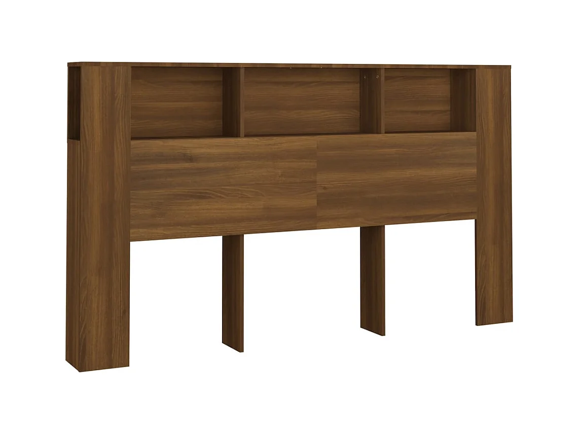 Hoofdbordkast Bruin eiken 180x18,5x104,5 cm