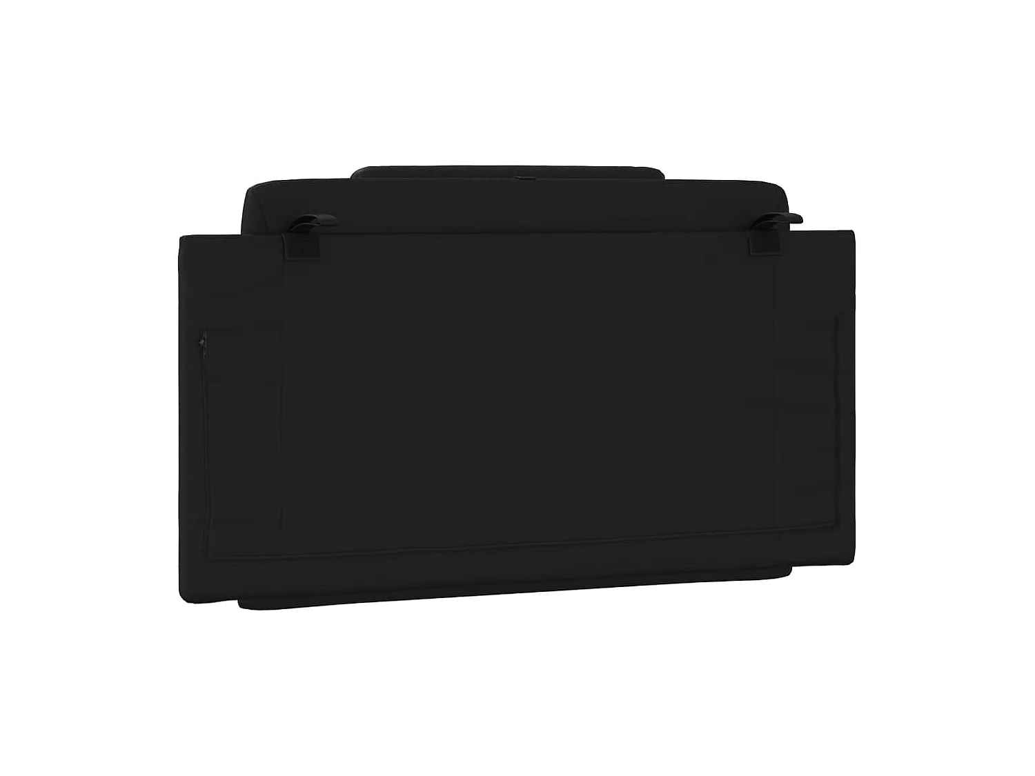 Cuscino per testiera nero 100 cm in similpelle