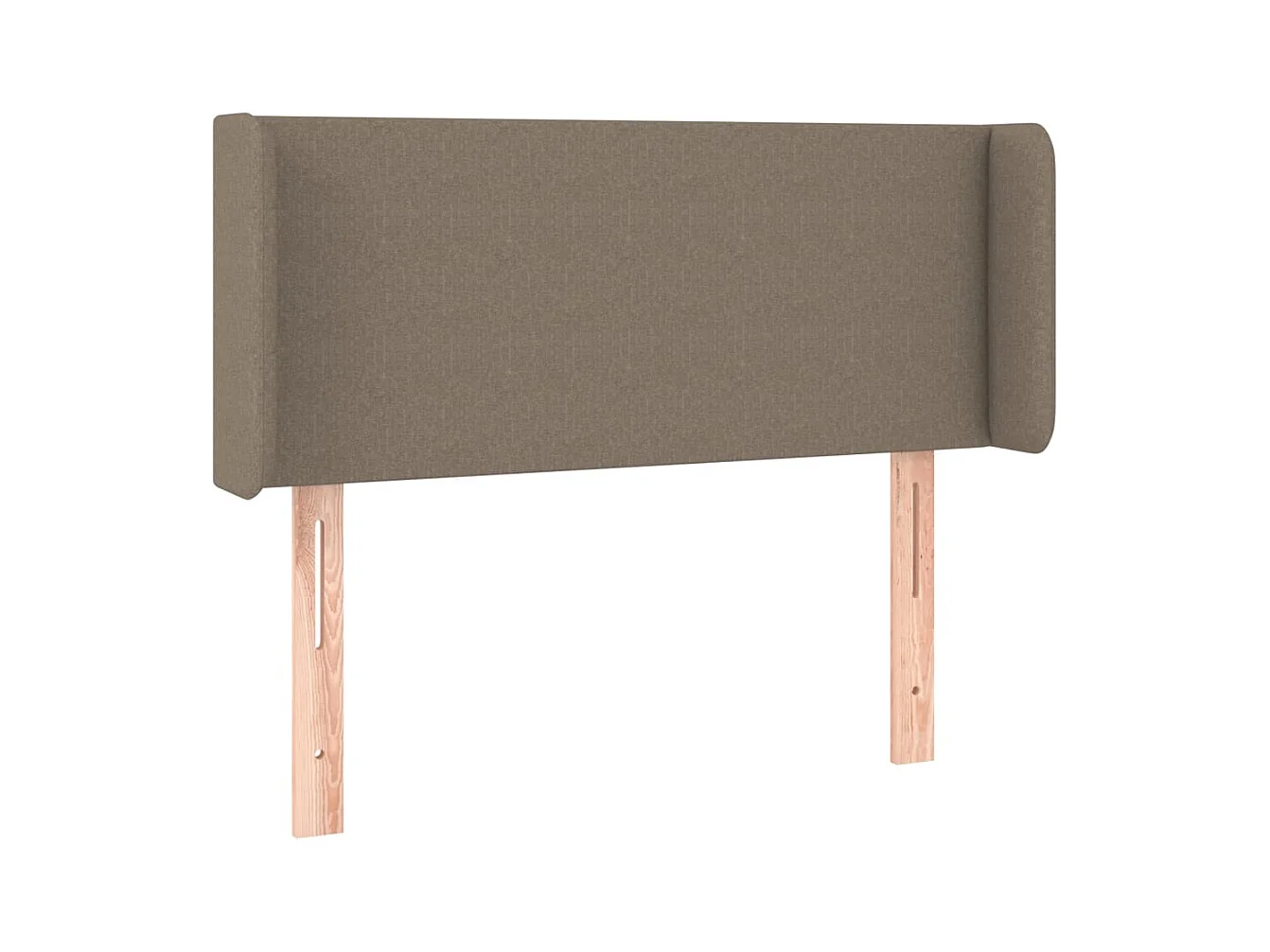 Taupe LED Hoofdbord 93x16x78/88 cm Stof