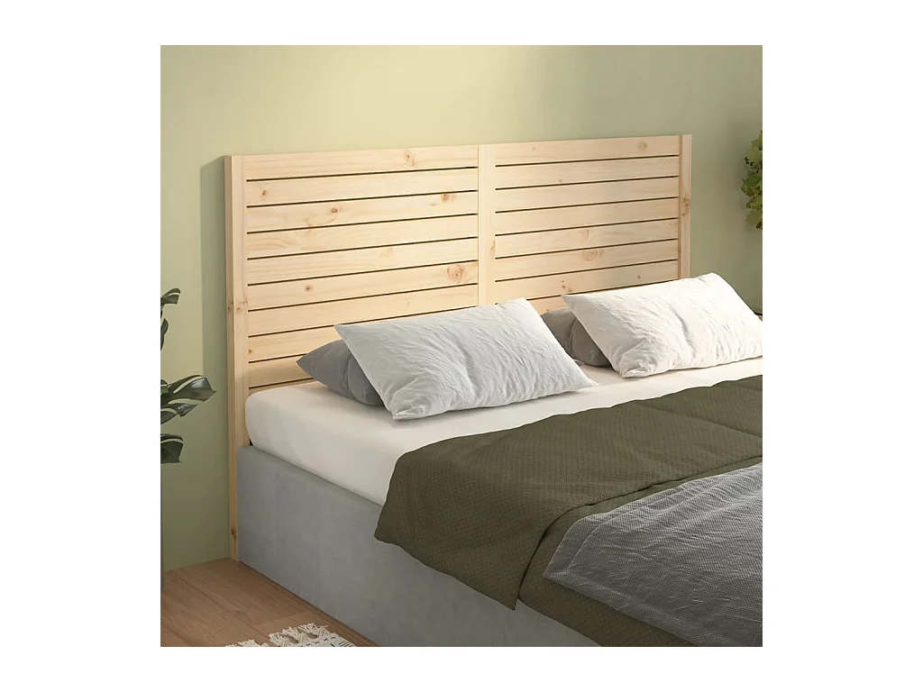 Cabecero 166x4x100 cm Madera maciza de pino