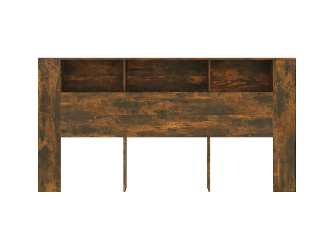 Hoofdbordkast 200x18,5x104,5 cm bewerkt hout