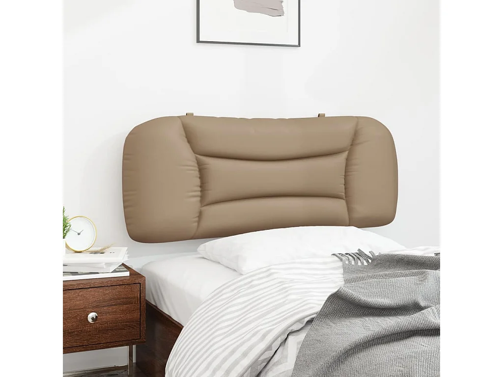 Cuscino testiera Cappuccino 100 cm in similpelle
