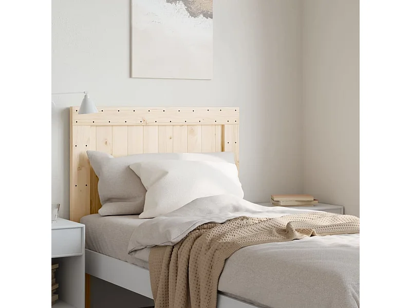 Tête de lit 100x104 cm bois massif de pin