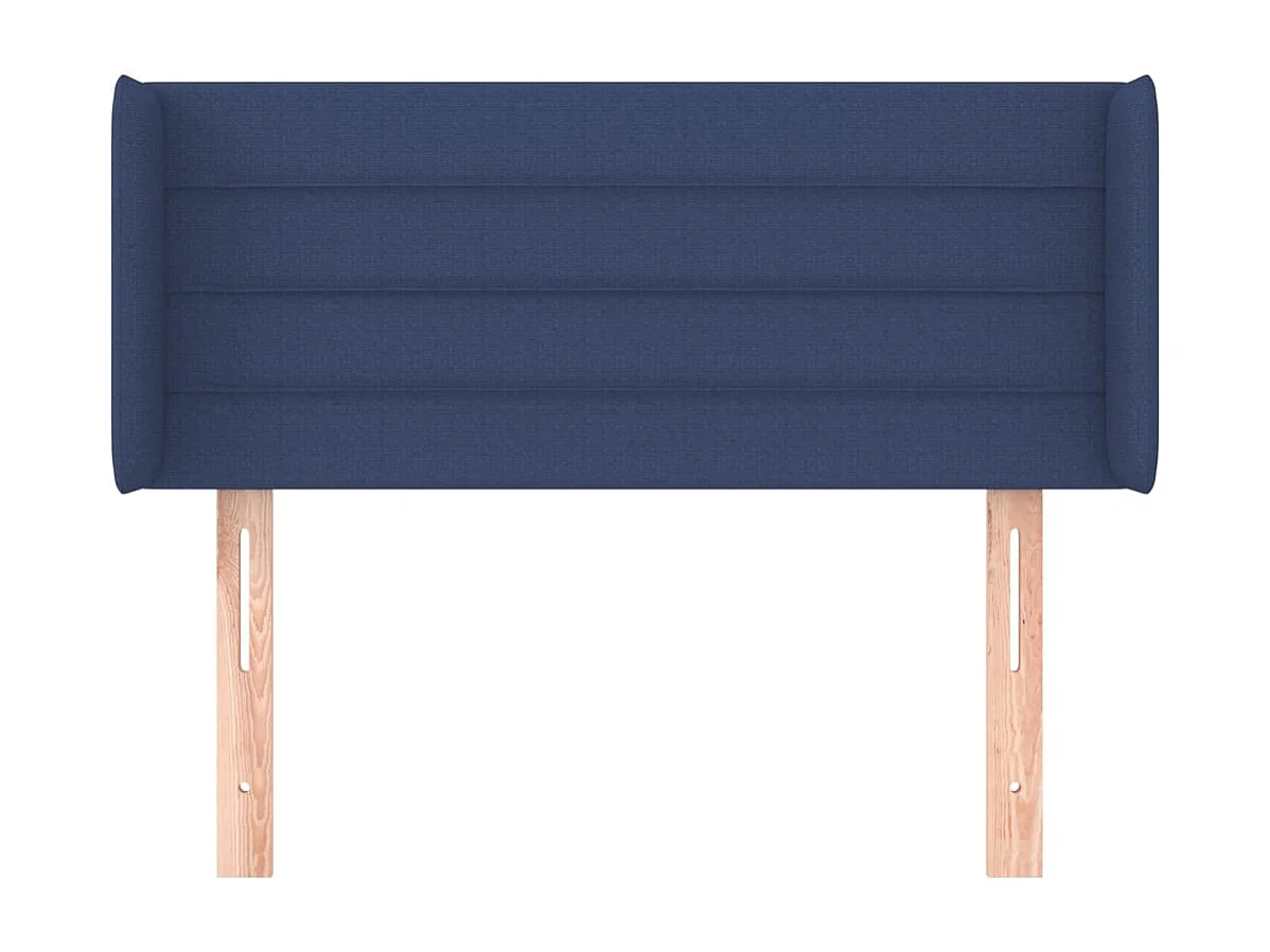 Testiera con orecchie Blu 83x16x78/88 cm Tessuto