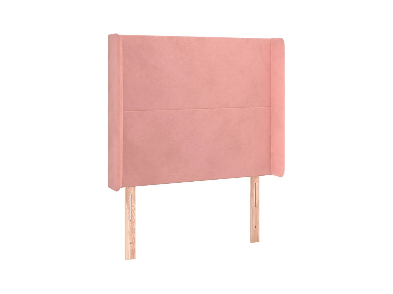 LED Hoofdbord Roze 83x16x118/128 cm Fluweel