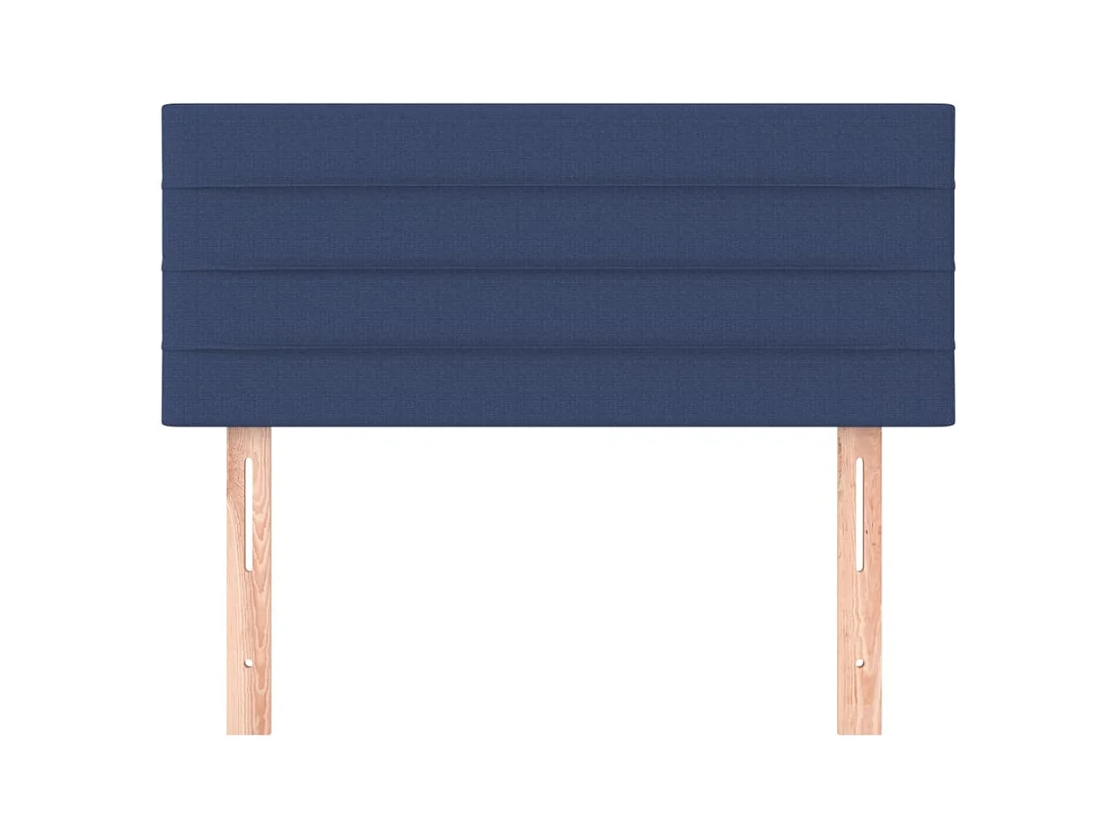 Blauw hoofdbord 80x5x78/88 cm Stof