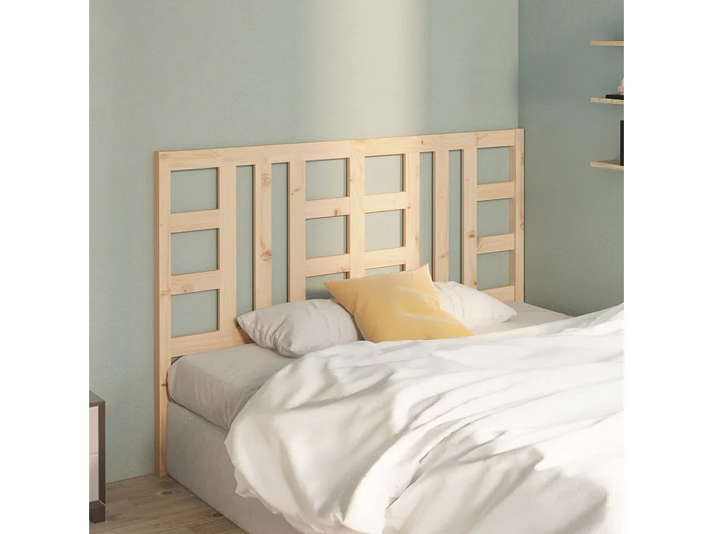 Tête de lit 126x4x100 cm Bois massif de pin