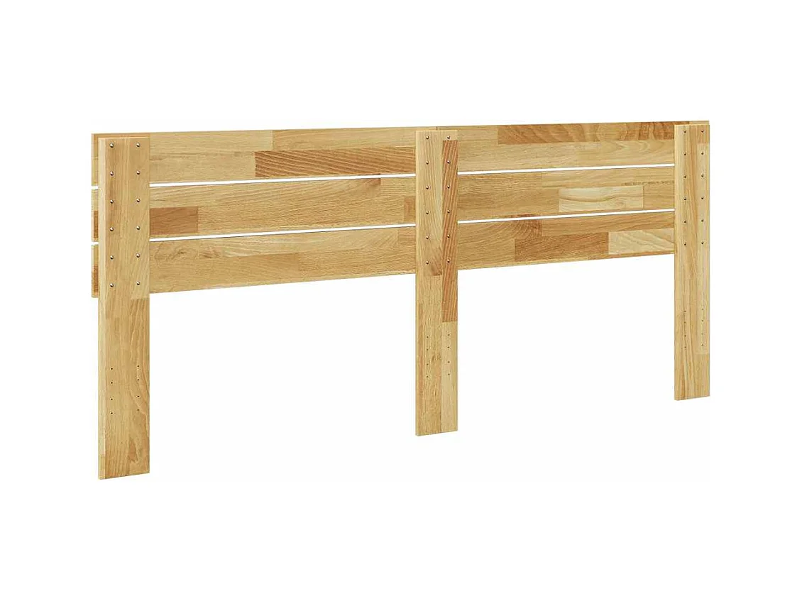 200 cm Kopfteil aus massivem Eichenholz