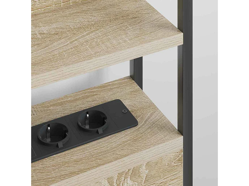 Testiera con ripiano Rovere Sonoma 140 cm Legno composito