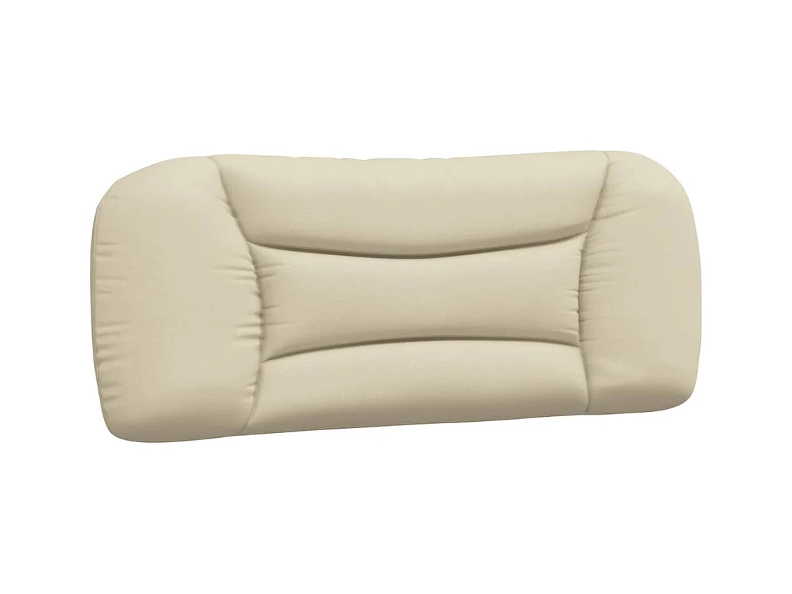 Crème hoofdbordkussen 100 cm stof