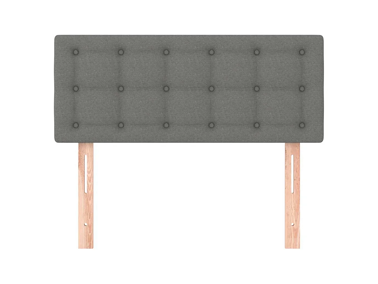 Cabecero Gris Oscuro 80x5x78/88 cm Tela