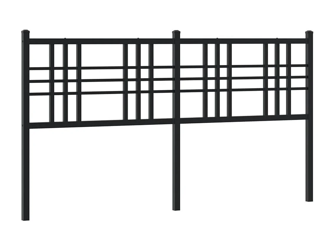 Cabecero de metal negro 160 cm