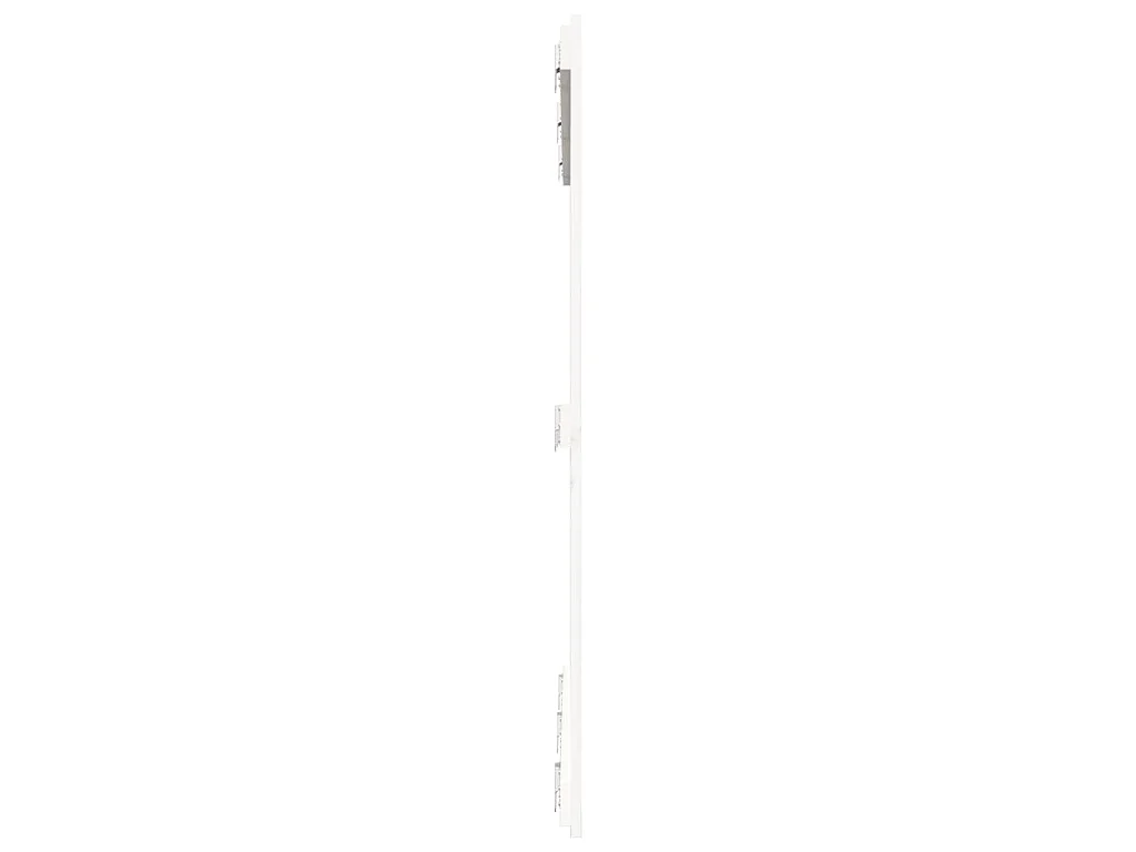 Tête de lit murale Blanc 140x3x110 cm Bois massif de pin