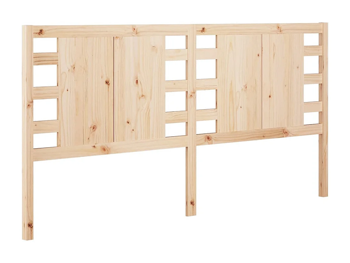 Testiera 206x4x100 cm Legno massello di pino