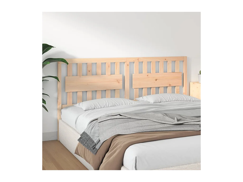 Tête de lit 185,5x4x100 cm Bois massif de pin