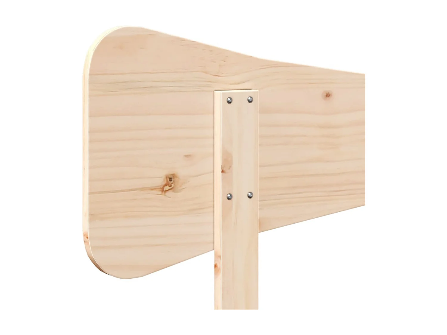 Cabecero de madera maciza de pino de 120 cm