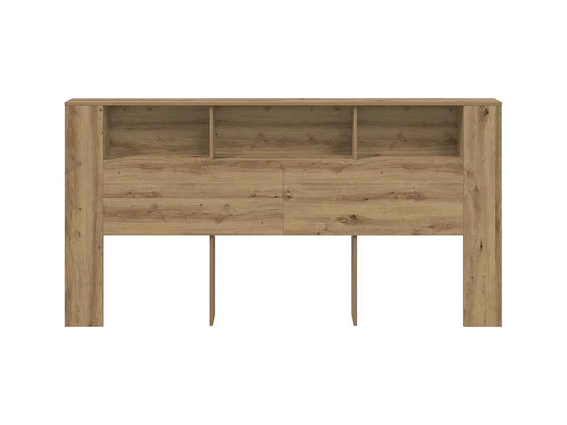 Mobile testiera in rovere fatto a mano 200x18,5x102,5 cm