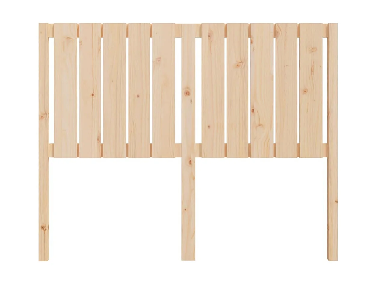 Hoofdbord 125,5x4x100 cm Massief grenenhout