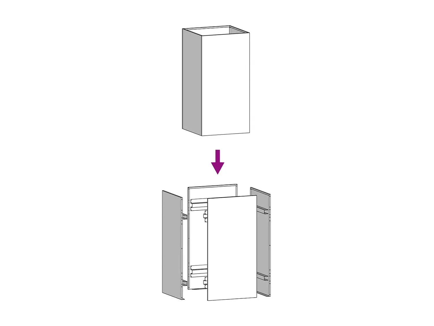 Tête de lit murale Blanc 108x3x60 cm Bois massif de pin