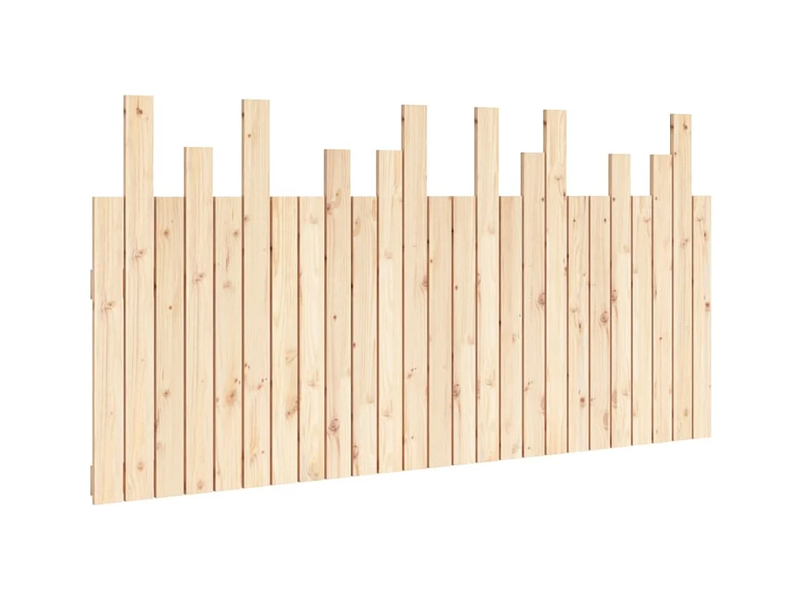 Cabecero de pared 159,5x3x80 cm Madera maciza de pino