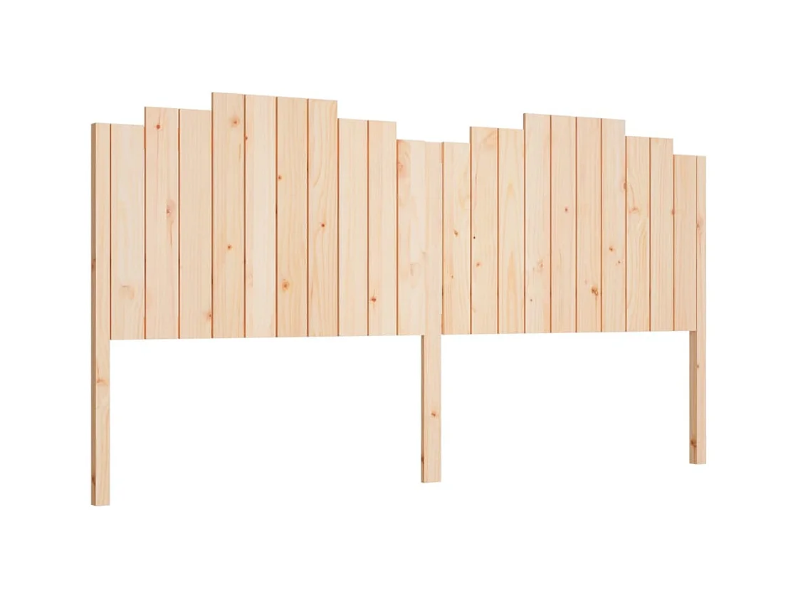 Cabecero 206x4x110 cm Madera maciza de pino