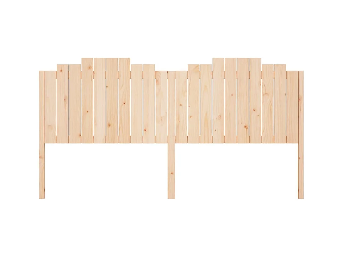 Cabecero 206x4x110 cm Madera maciza de pino