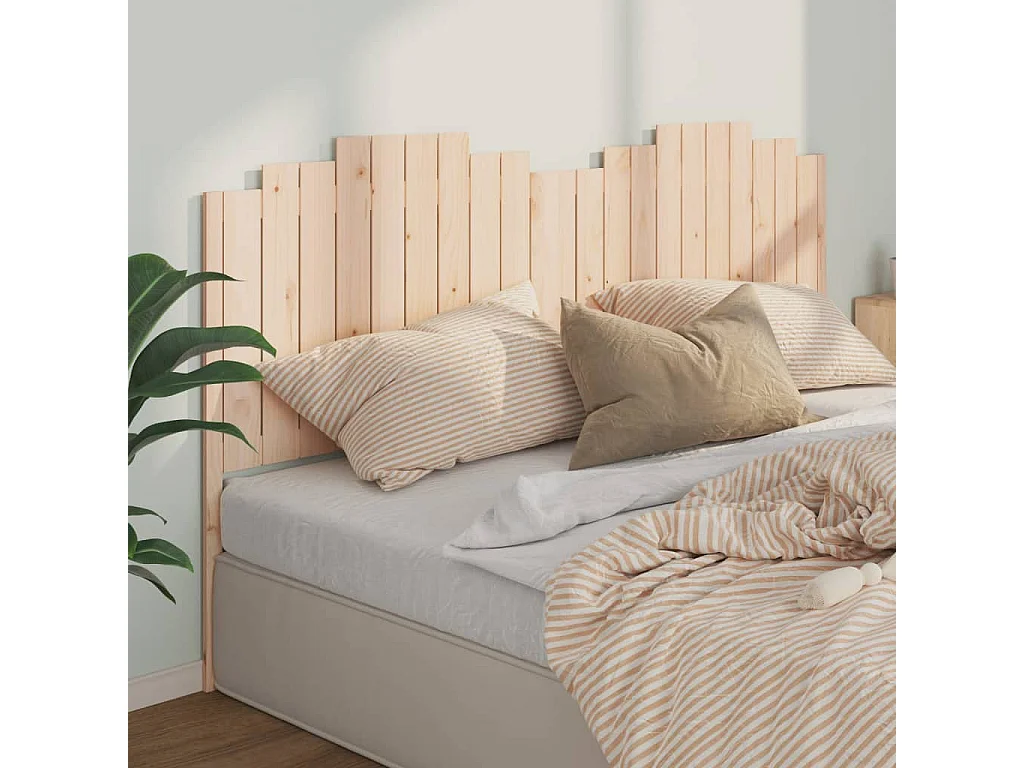 Tête de lit 206x4x110 cm Bois massif de pin
