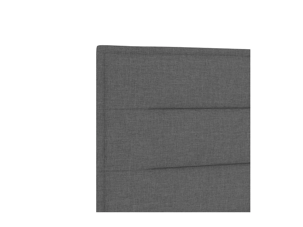 LED hoofdbord met LED verlichting Donkergrijs 90 cm stof