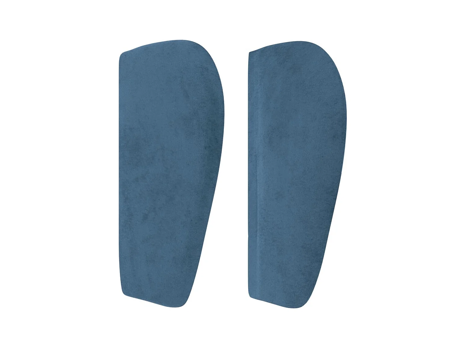 Hoofdbord met vleugels Donkerblauw 203x23x78/88 cm Fluweel