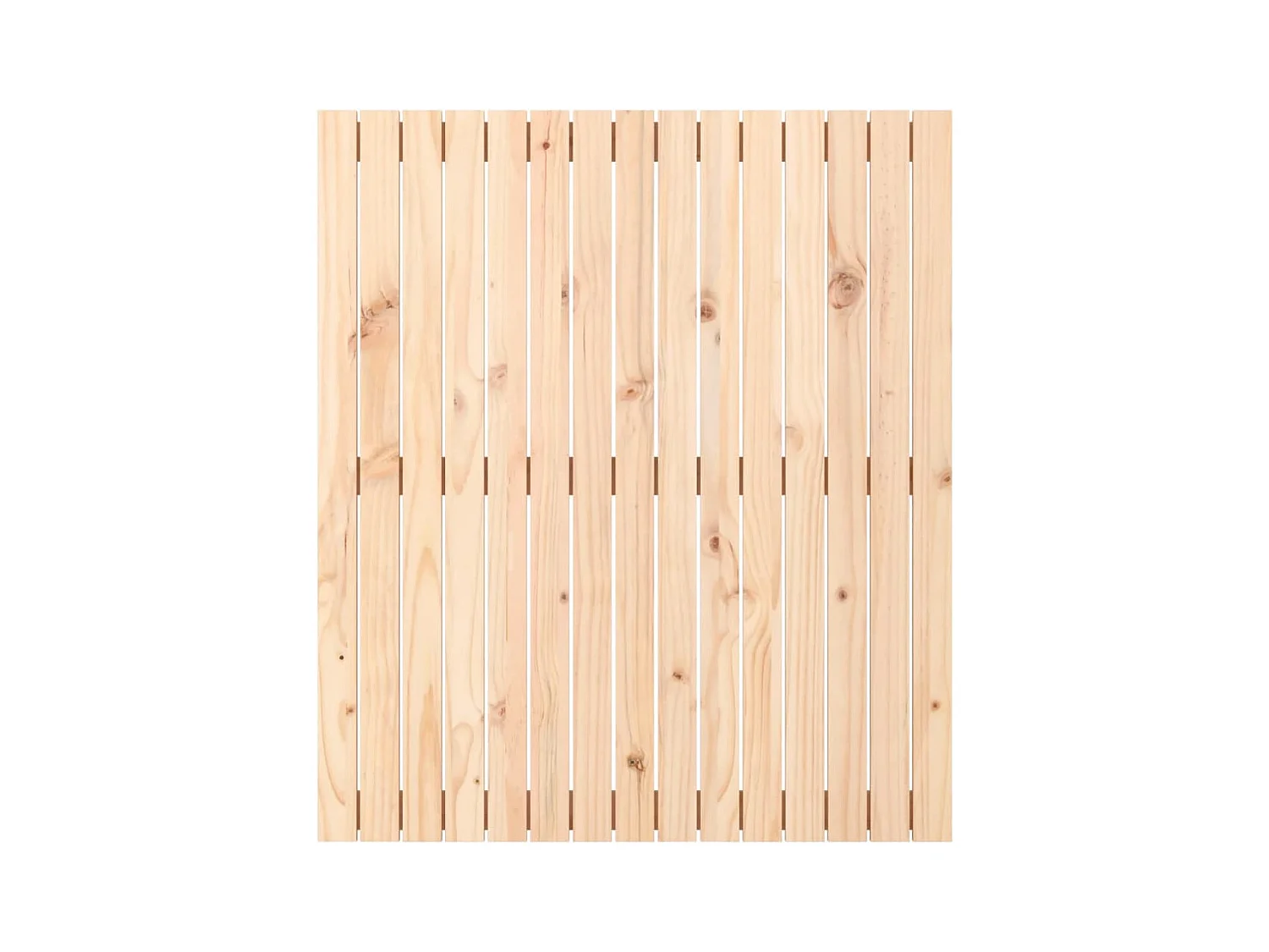 Cabecero de pared 95,5x3x110 cm Madera maciza de pino