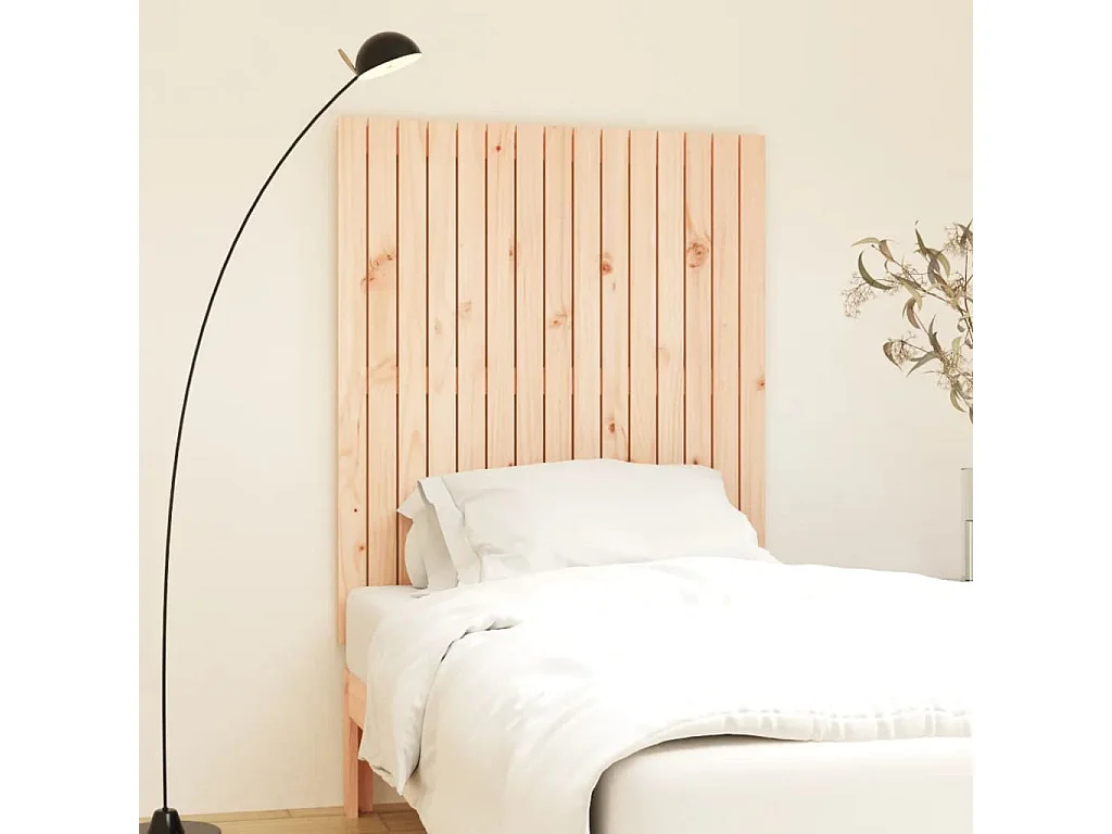 Tête de lit murale 95,5x3x110 cm Bois massif de pin