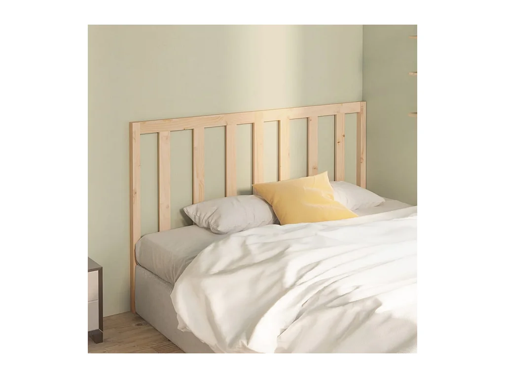Cabecero 126x4x100 cm Madera maciza de pino