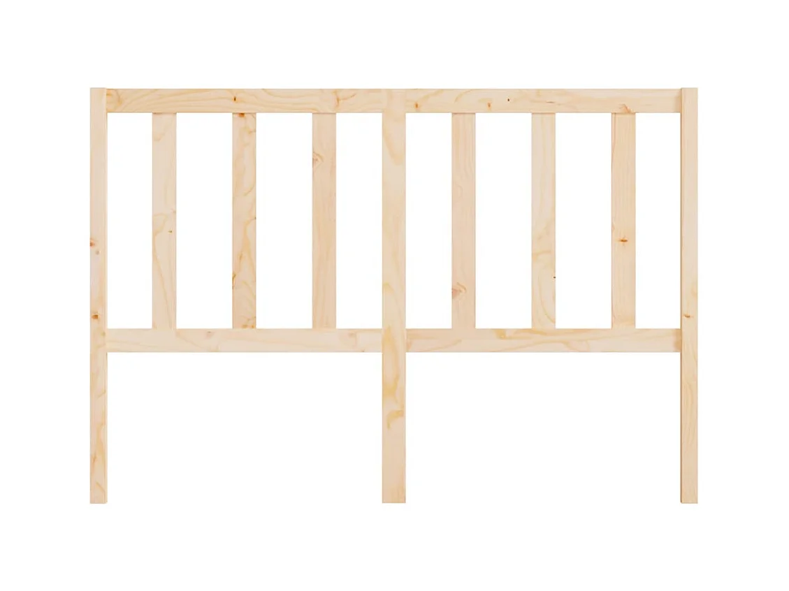 Cabecero 126x4x100 cm Madera maciza de pino