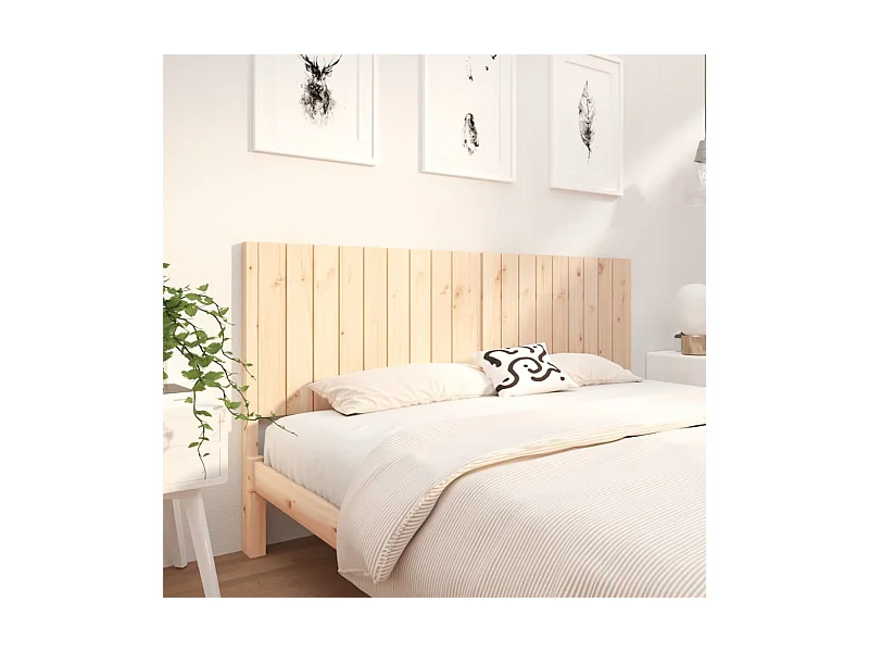 Tête de lit 185,5x4x100 cm Bois massif de pin