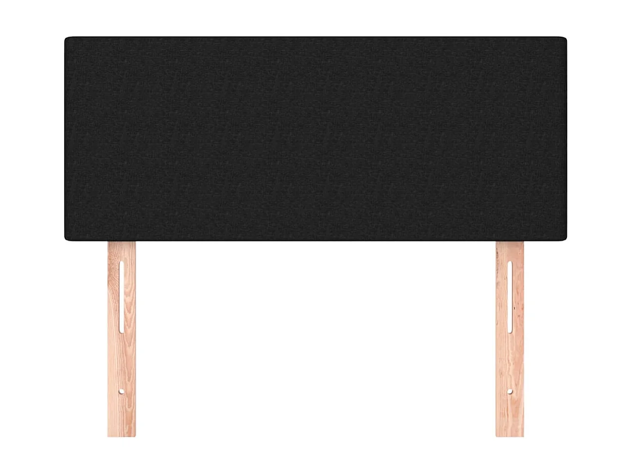 Tête de lit Noir 90x5x78/88 cm Tissu