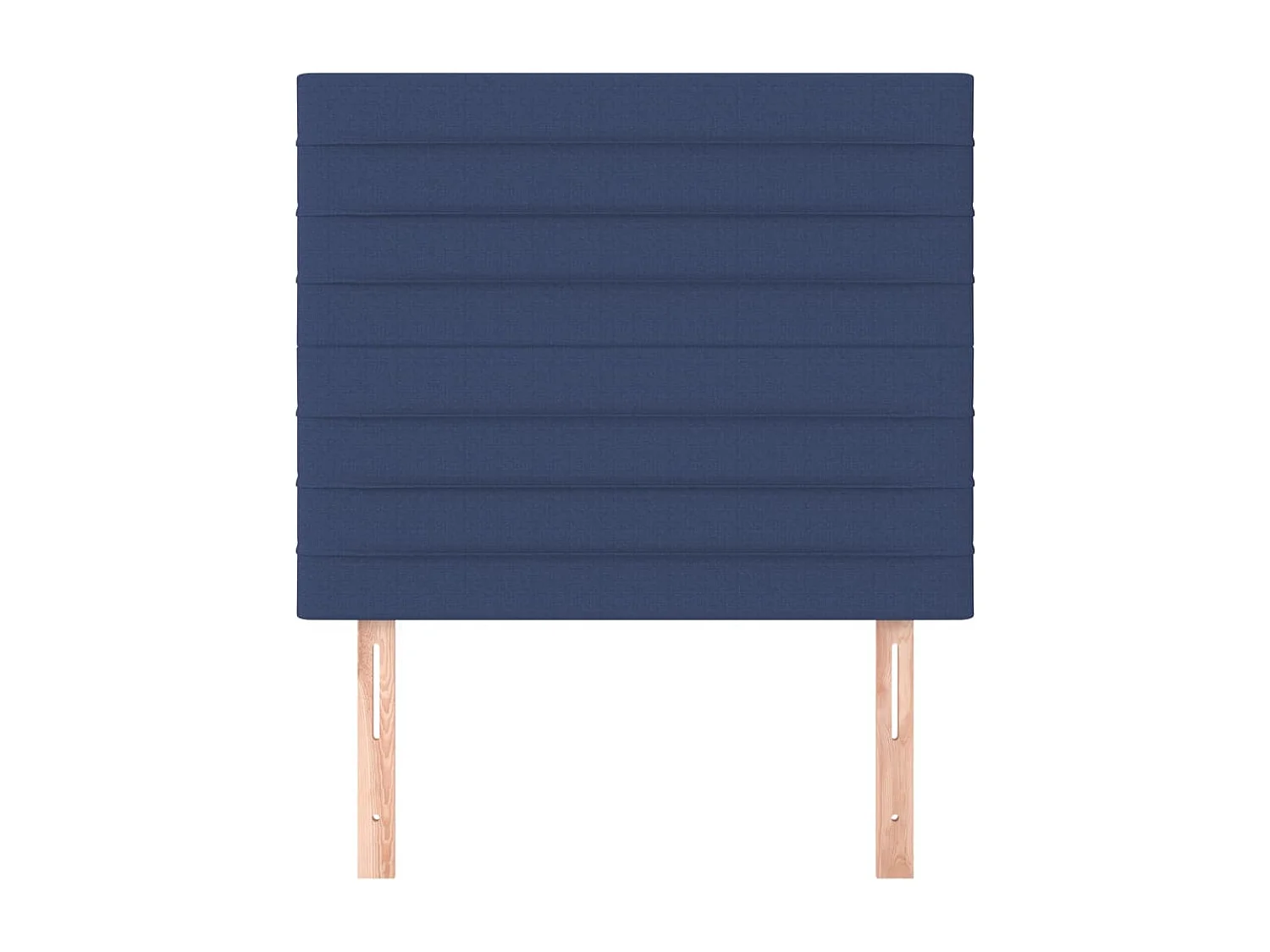 Hoofdborden 2 stuks Blauw 80x5x78/88 cm Stof