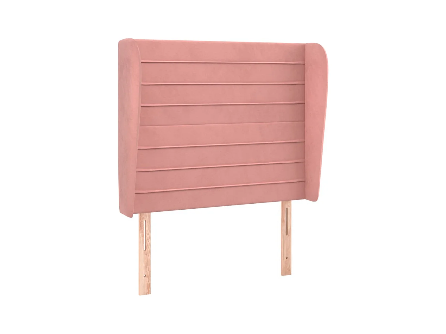 Hoofdbord met vleugels Rose 103x23x118/128 cm Fluweel