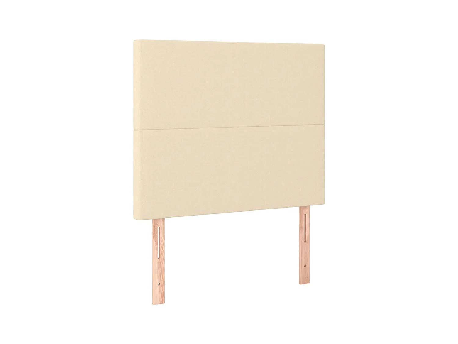 Tête de lit à LED Crème 90x5x118/128 cm Tissu